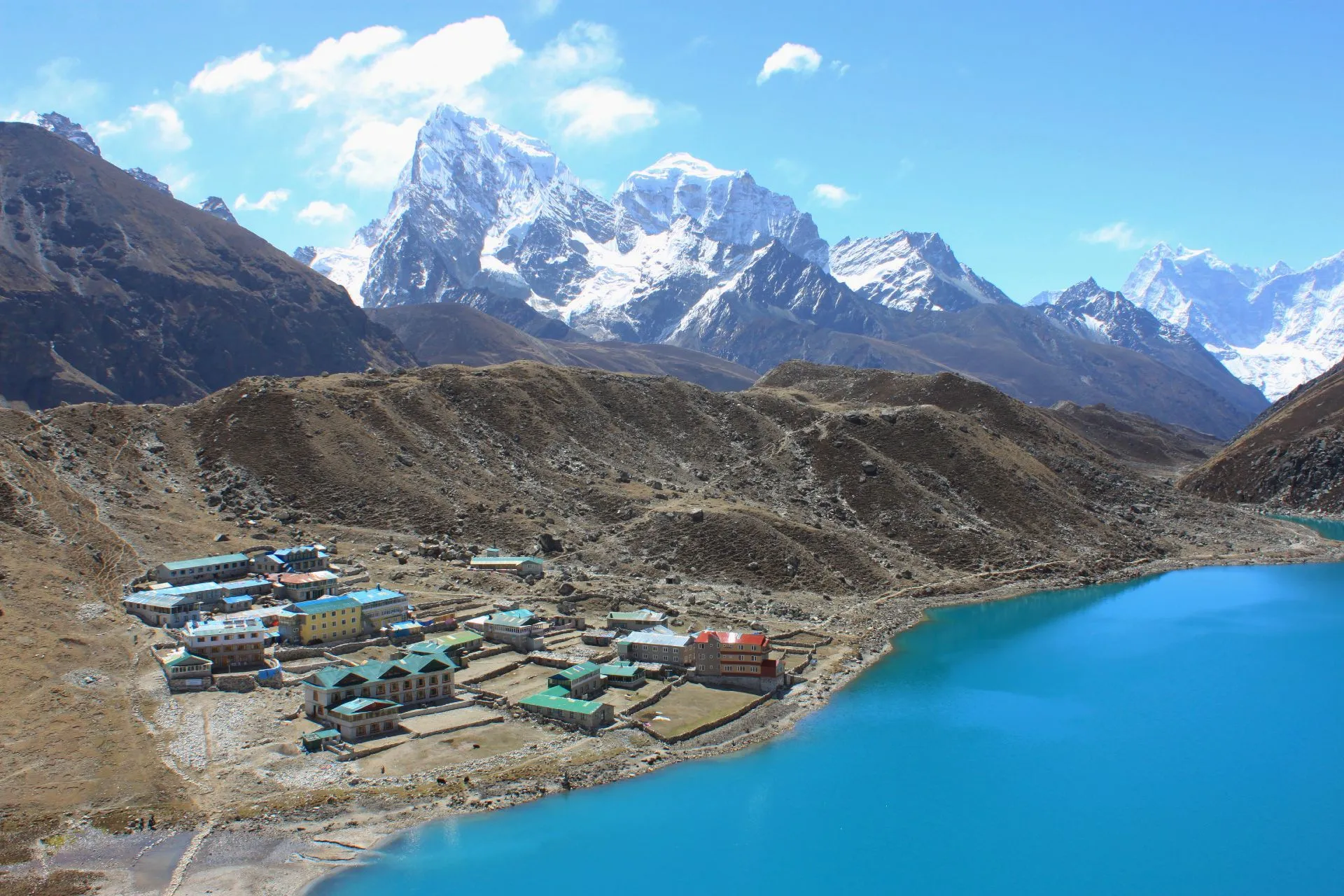 Scenery along the Gokyo Lake Trek